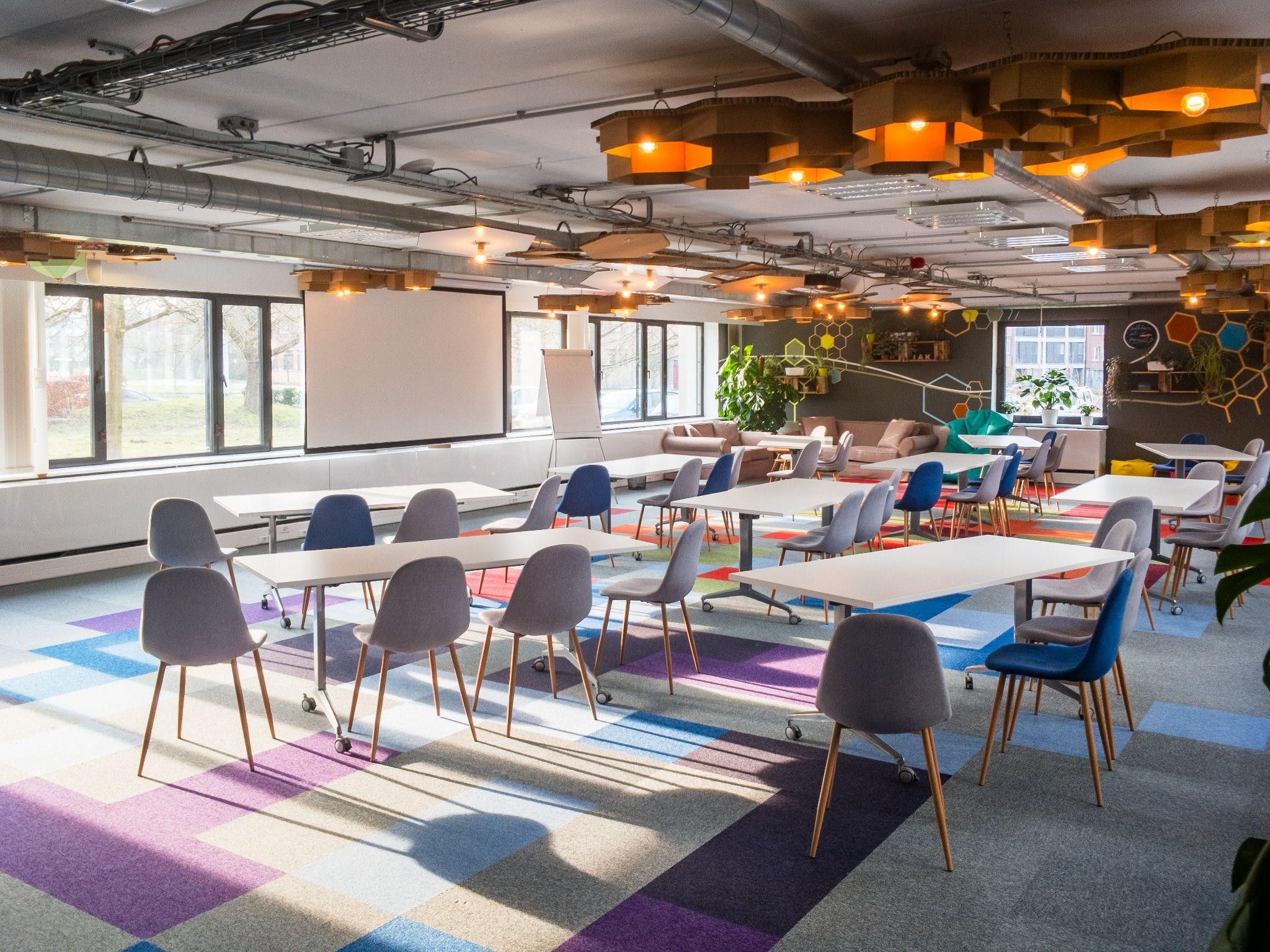 Co-Creation Hall — Classroom setup